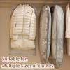 Wardrobe Organizer Bags Down Jacket Air Compression Hanging Bag with Zipper Clothes Dust Cover Bag Save Space Cloth Storage Bag
