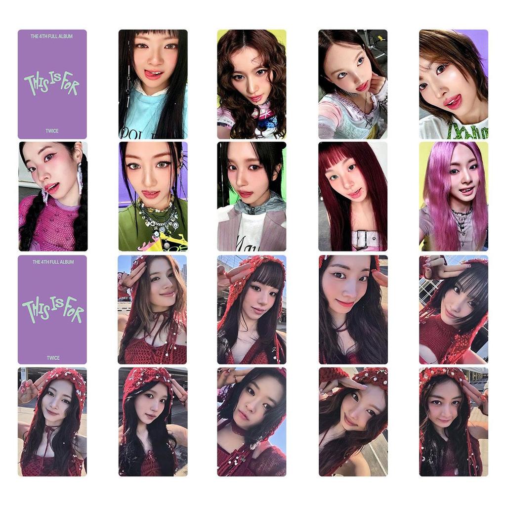 TWICE 'This Is For' Album Merchandise - Bonus & Enemy Photocards: SANA, MOMO