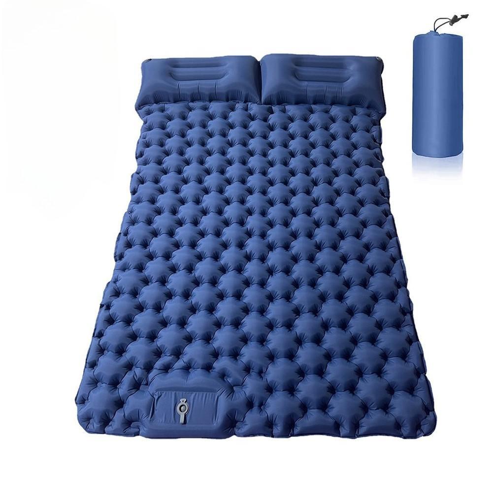 Camping Backpacking Air Mattress Outdoor Sleeping Pad with Foot Pump Air Pillow
