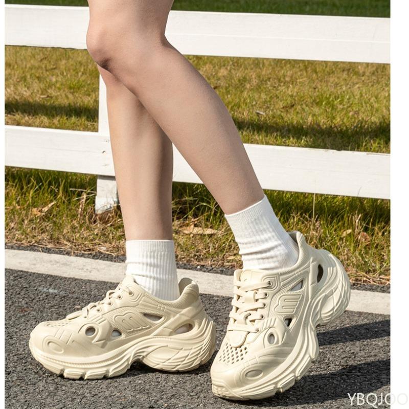 

Модная шнуровка, модная обувь на высокой подошве, увеличивающая рост, мягкая подошва, противоскользящая подошва, женская обувь, простая, удобная для повседневной носки, не утомляющая ноги 41