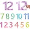12Pcs Large Math Posters from 1 To 12 Counting Numbers Multiplication Chart Poster, Math Classroom Decor, Math Bulletin Board Sets for Classroom Home