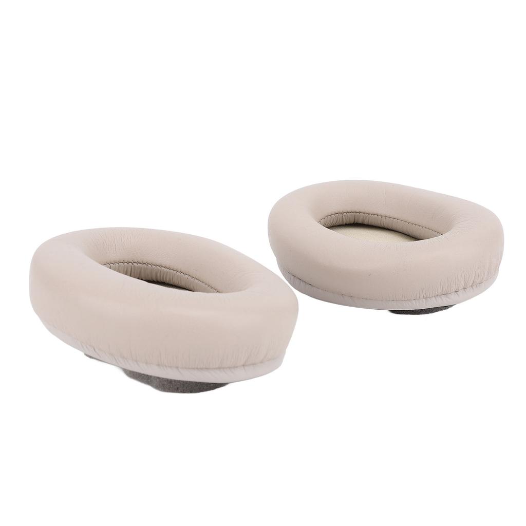 2 Pcs Ear Pads for WH1000XM3 Protein Leather Memory Foam Headset Replacement Ear Cushions Grey