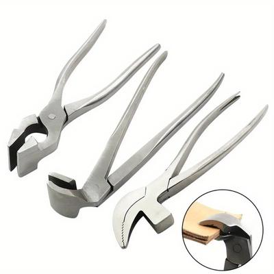 1PC Leather Edge Adjustment Press Flatten Plier Clamp for Handbag Leather Bag Making Pliers DIY Hand Tools Fixed Clamp Pliers