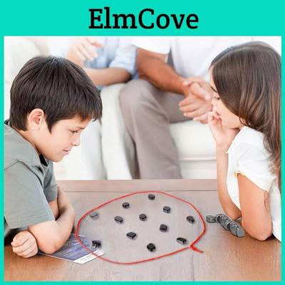 Engaging Magnetic Effect Chess Game Cognitive Training Desk Toy For Children Family