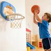 Indoor Mini Basketball Hoop Toy with LED Scoreboard Adjustable Height Wall Mount Basketball Shoot Game Toddlers Boys Cartoon Animal Basketball Hoop