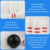 Kids Bowling Set with 10 Classical White Pins & 2 Balls Toddlers Indoor Outdoor Bowling Birthday Christmas Gifts for Boys Girls
