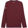 Puma Manchester City 24/25 Third Long Sleeve Jersey V-Neck Comfortable Sports Casual Football Shirt Men jersey Deep-Red 775097-03