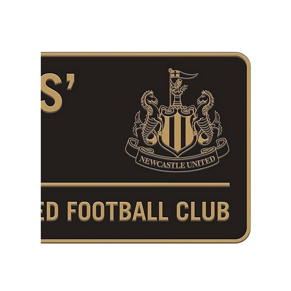 Newcastle United FC Two Tone Street Sign