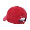 BIRL Embroidered Corduroy Ball Cap Red