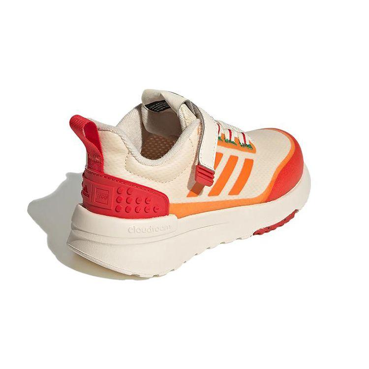 Adidas LEGO x Racer TR Dětské tenisky Ecru odstín Bahia oranžová Krémová Červená GW4000
