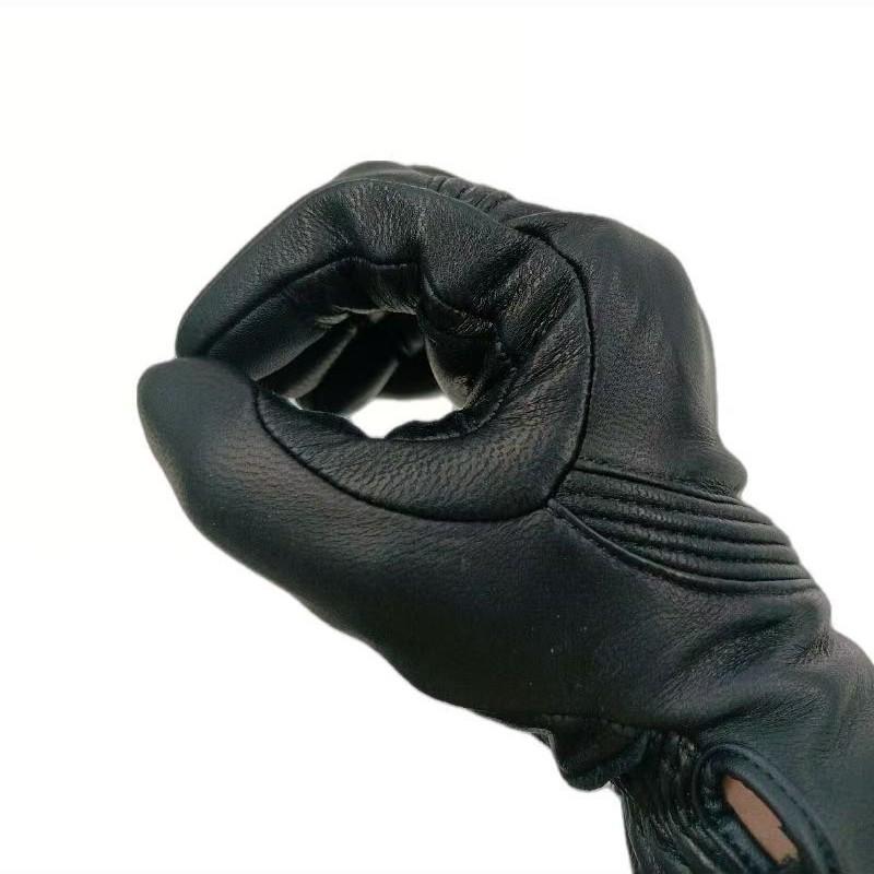 Breathable Leather Motorcycle Racing Gloves: Anti-Fall Protective, Touchscreen, Off-Road