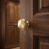 Golden Color Single Hole Handle Round Shape Wardrobe Door Handle Pull Handle  Wardrobe Use