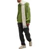 Y-3 Solid Color Knitted Crew Neck Long Sleeve Sweater Unisex Sweater Green IP7713