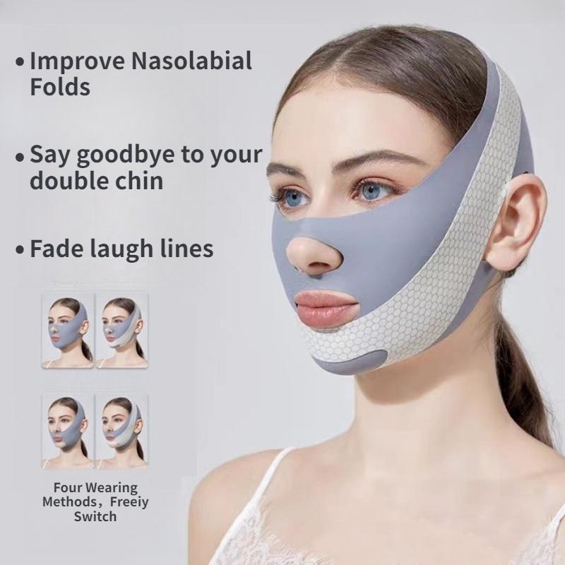 Face-Lift se spánkem Face V Shaper Obvaz na zeštíhlení obličeje Relaxační Shape Lift Masáž redukující dvojitou bradu Obličejová masáž
