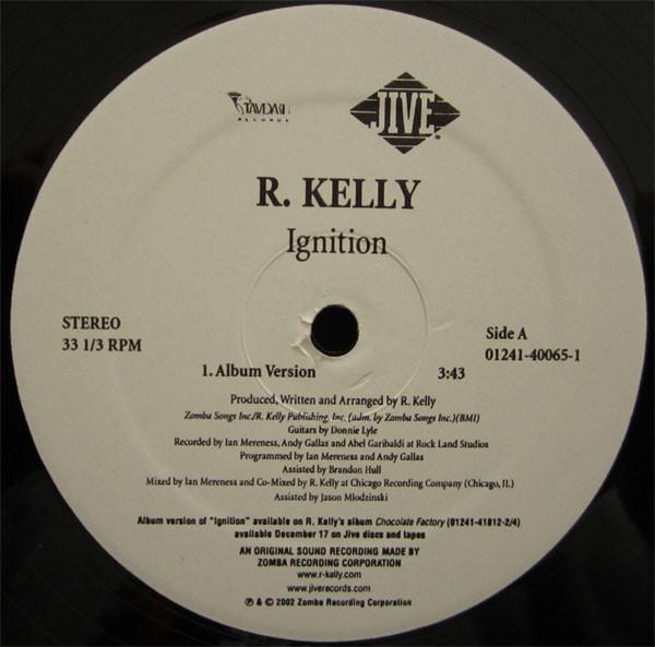 

12inch Record R. KELLY - Ignition 01241400651 Jive 2002 US Rap & Hip-Hop/R&B Used