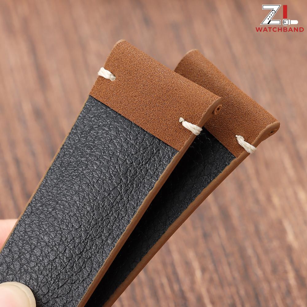 Vintage Matte Leather Watch Band 18mm 20mm 22mm 24mm Universal Bracelet for Rolex for Omega Replace Business Strap for Women Men