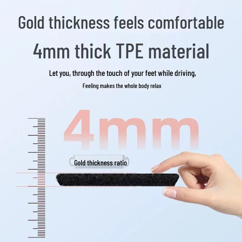 New Yueye PLUS TPE Floor Mats: Full Coverage for Baojun Driver's Side & Trunk
