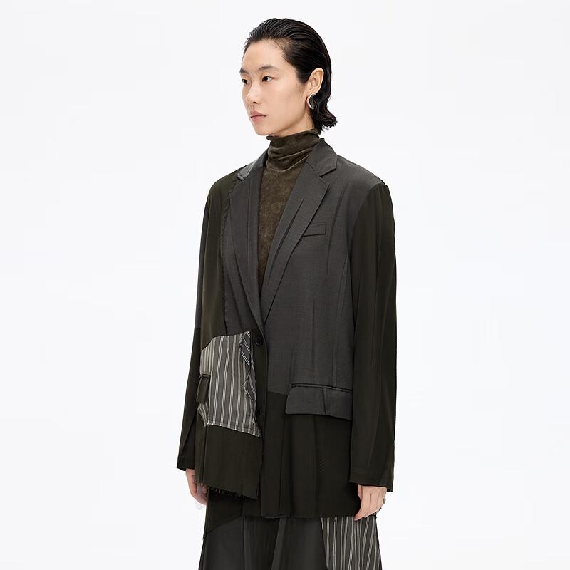 JNBY 2025 Winter Loose-Fit Long-Sleeve Blazer