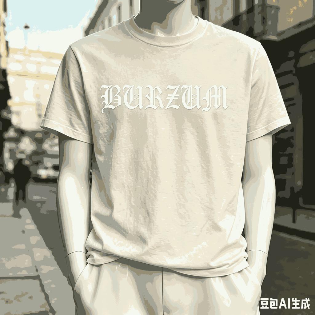 Burzum Für Fan Geschenk T-Shirt Unisex Unisex Harajuku Oversized Unisex Kurzarm Streetwear Hohe Qualität Paare Atmungsaktiv Klassisch