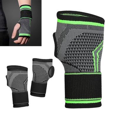 Breathable Design Wristband Elastic Compression Wrist Brace Bandage Wrist Protector  Gym Sports