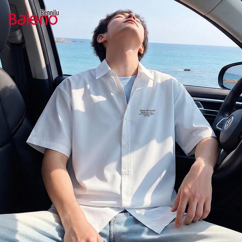 Baleno Men s Ice-Cool Short Sleeve Casual Shirt 2XL