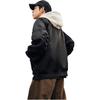 Anta Comfortable Casual Simple Loose Hooded Jacket Men Jackets Basic-Black 952438603-3
