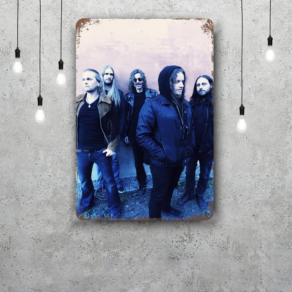 Opeth Vintage Metal Tin Signs Posters Decor Retro Metal Plaque Wall Art Decor for Garage Bar