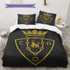 Osasuna Force Bettwäsche Steppdecke Set Bettbezug Kissenbezug Heimdekoration Geburtstagsgeschenk (1 Bettbezug + 2 Kissenbezüge, ohne Füllung)
