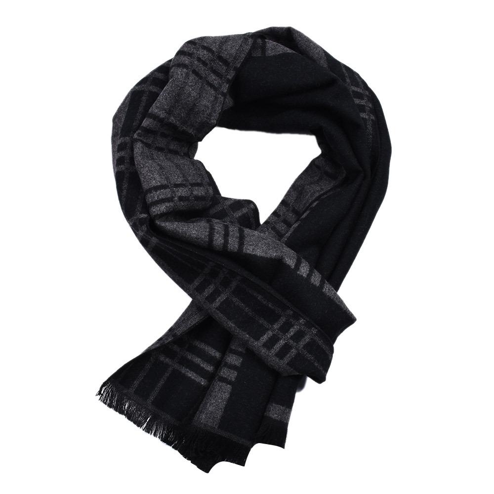 Brand Winter Cotton Scarf Men Scarves For Christmas Gift Plaid Classic Scarf Fashion Male Shawl Scarves