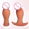 Realistic Anal Dildos Wearable Anal Plug Liquid Silicone Soft Butt Plug 18+ Sex Toys for Women Men G-spot/prostate Massage