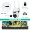 5Ghz&2.4Ghz WiFi Surveillance True 300W 3MP Security Camera 8 LEDS 4X Digital Zoom Automatic Human Tracking Wireless IP Cam Full Color EU CCTV Camera