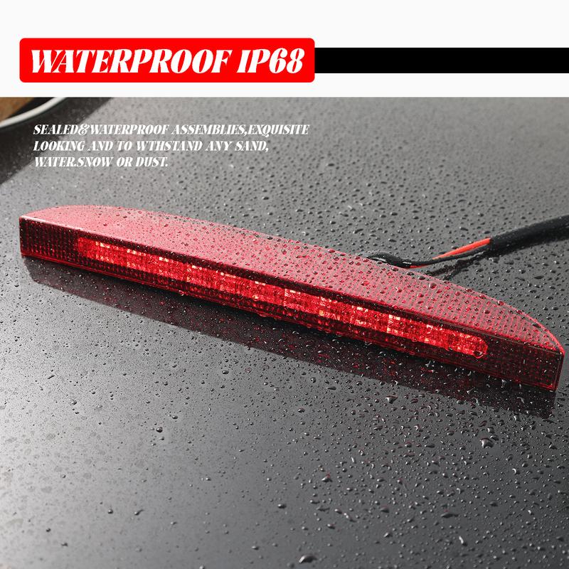 For Renault Clio II 1998-2005 Clio III 2005-2012 1PC High Mount LED Center Third Brake Stop Light Lens Lamp Rear Window Safety