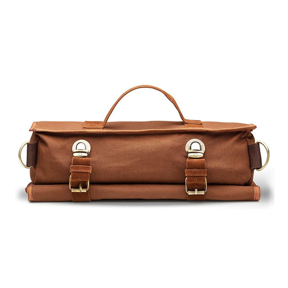 Bar Bartender Carrying Bag Creative Bartender Canvas Toolkit Pack Tools Cocktail Shaker Set Storage Bag Only