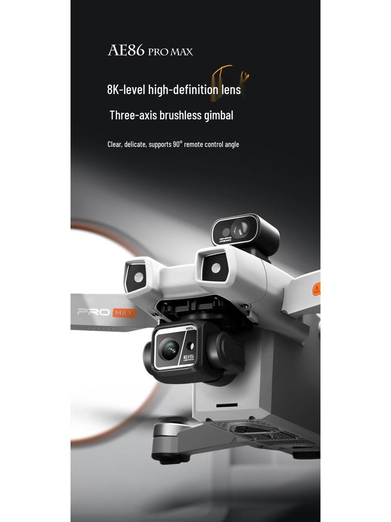 AE86 Professional HD Drone with Obstacle Avoidance, Anti-Shake, GPS, Auto Return, and Digital Image Transmission.