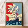 Anime  Canvas Painting Print Picture Goku Vegeta Hd Poster Children's Bedroom Decoration Wall Art Home Prints Gifts