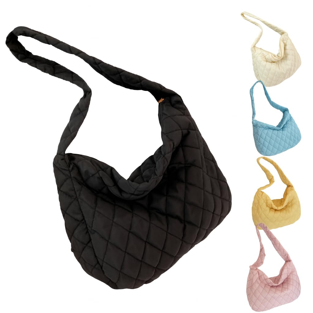 

RioSole Tote Bag, Korean Style, Black, Fluffy, Shoulder Bag, Eco-Friendly, Large Capacity, Fashionable Tote Bag, Perfect for Travel, Commuting, and