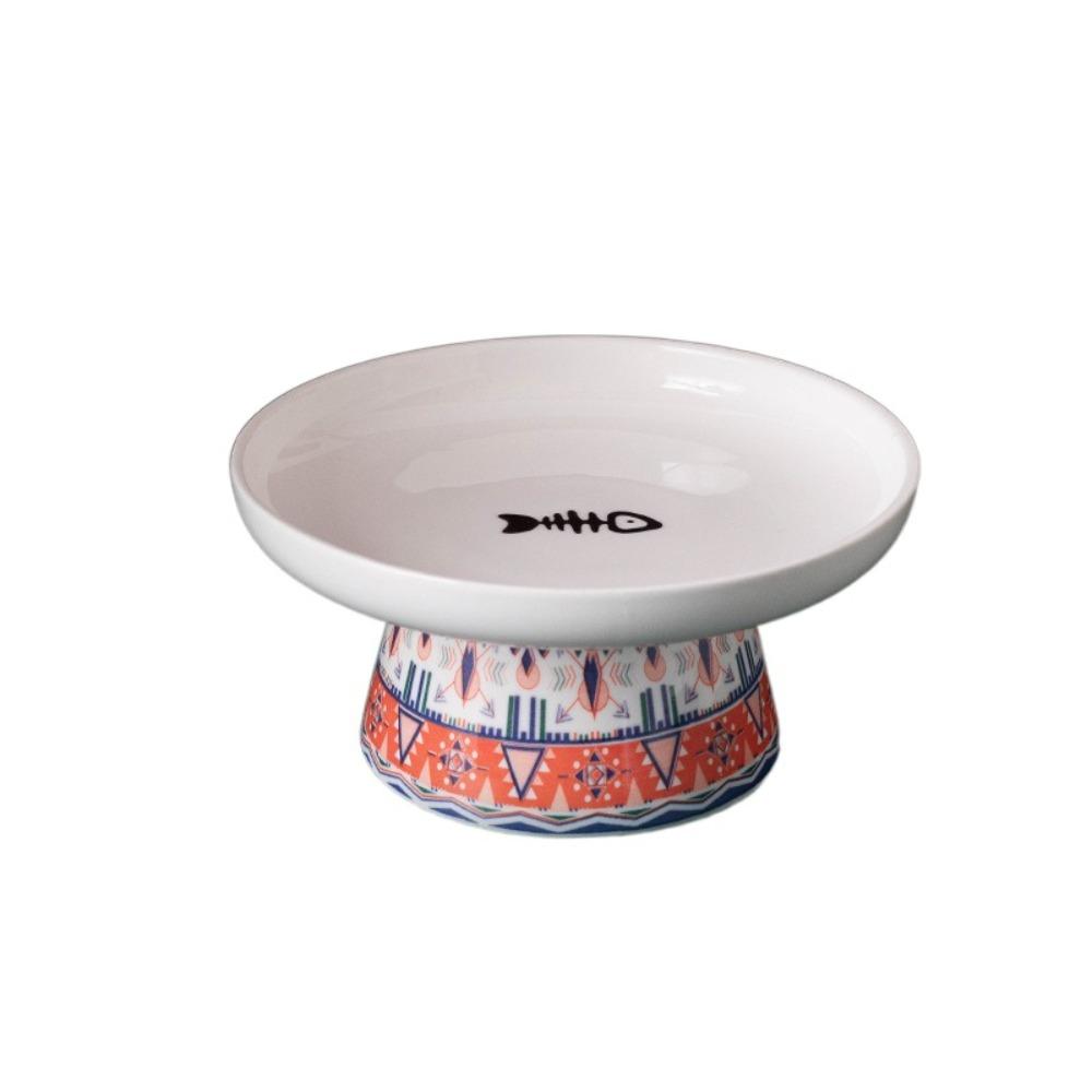 Cute Pet High Foot Bowl Creative Pet Drinking Feeder Dog Food Feeding Basin  Water Container