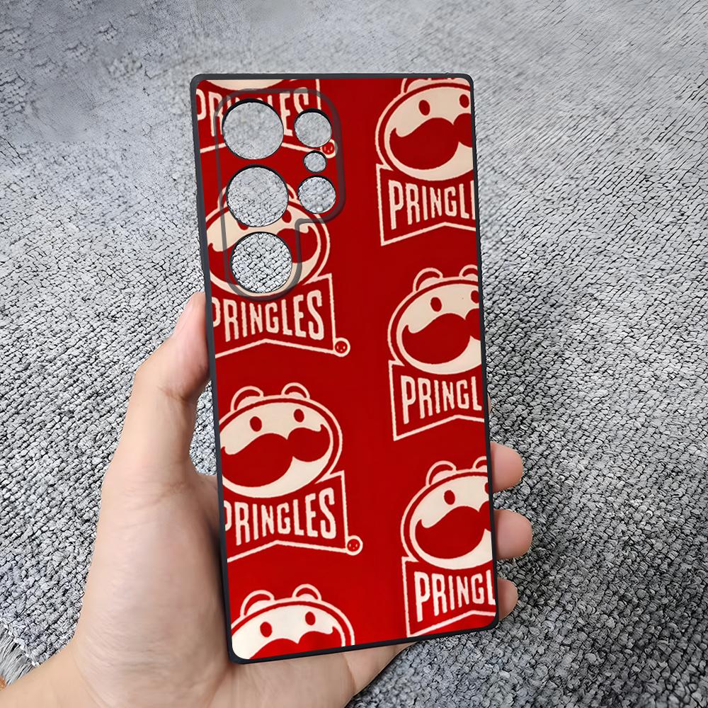 Fashion P-Pringles Phone Case For Samsung S26 S25 Plus S20 S20 Plus S22 Ultra S23 FE S21 Plus S21 Ultra Soft Cover