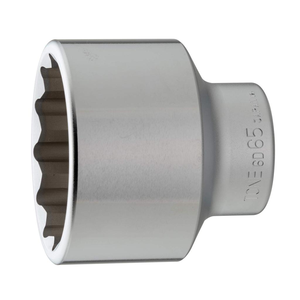 TONE Socket Drive Size Hex Size 65mm (12-point) 6D-65, 19.0mm (3/4"),