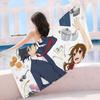 Horimiya Anime Strandtuch Bunte Handtücher für Mädchen Mikrofaser Schnelltrocknend Sandfrei Strand Yoga Spa Fitnessstudio Pool