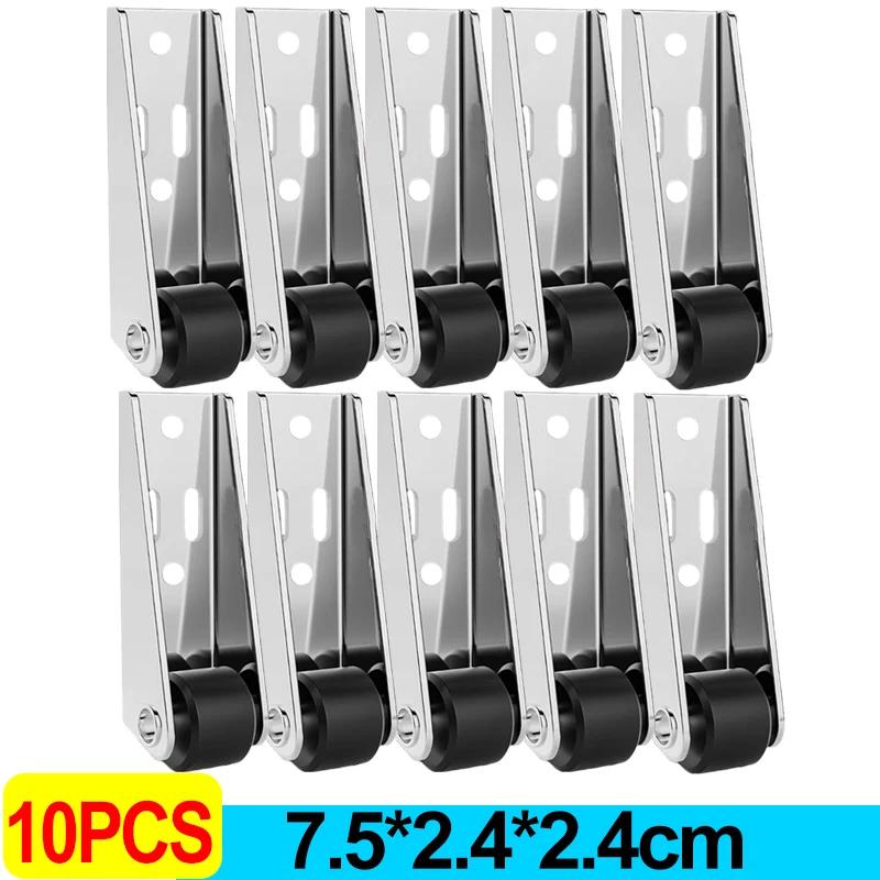 Multi-function Pulley Caster Wheels Bracket Directional Wheel Side Mount Casters Furniture Wheels Smooth Quiet Rolling Casters