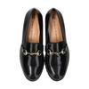 Fabio Rusconi EVA Tank Sole Size F31607 Women's Loafers, 22.5cm, Black,