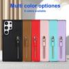 Zipper Wallet with Card Holder CrossbodyPhone Case for Samsung Galaxy S23 S21 S20 FE S24 S22 Plus S25 Ultra Leather Cover