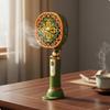 Retro Handheld Fan 3Speed Adjustable Chinese Style Portable Lightweight for Travel, Office,