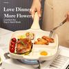 COOKER KING Fried Egg Pan Partition Frying Pan3 In1 Breakfast Frying Pan Multifunctional Non-Stick Barbecue Lunch Pancake