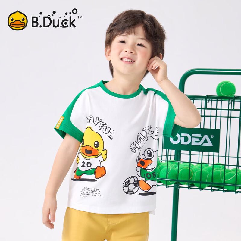 B.Duck Boys  Pure Cotton Short Sleeve T-Shirt 120