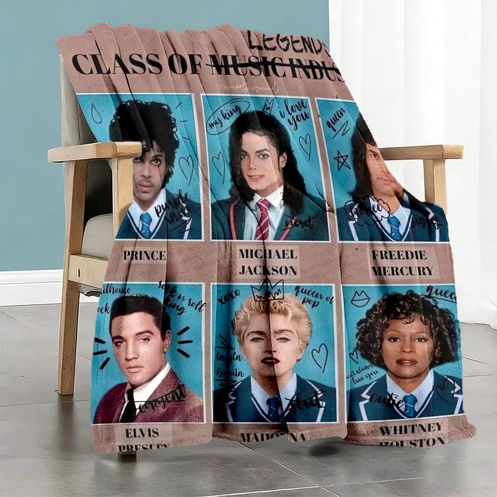 Michael Jackson Blanket Ultrasoft Great For Office Seaside Bedding Four Seasons Universal Modern Best Holiday Gift For Friends Family