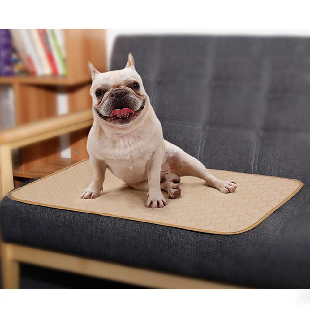 Washable Reusable Pet Dog Cat Pee Pads Waterproof Size Beige Special Design Anti-Slip Pet Pee Pad Puppy Training Pad