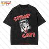 Stray Cats Cat Band Vintage Oversized TShirt SYY