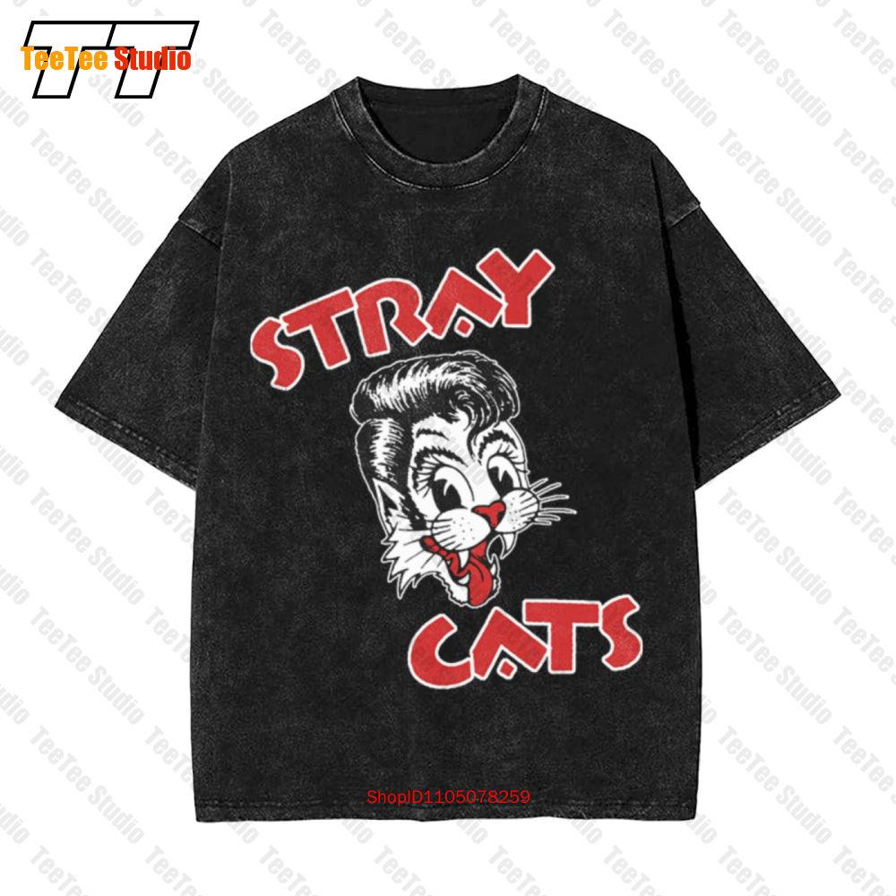 Stray Cats Cat Band Vintage Oversized TShirt SYY S